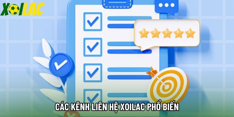 Các kênh liên hệ xoilac phổ biến Các kênh liên hệ xoilac phổ biến