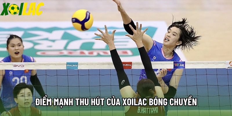 Điểm mạnh thu hút của Xoilac bóng chuyền